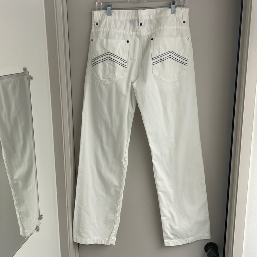 Vinatge 1990s A/X white 5 pocket cotton jean pants 32/32